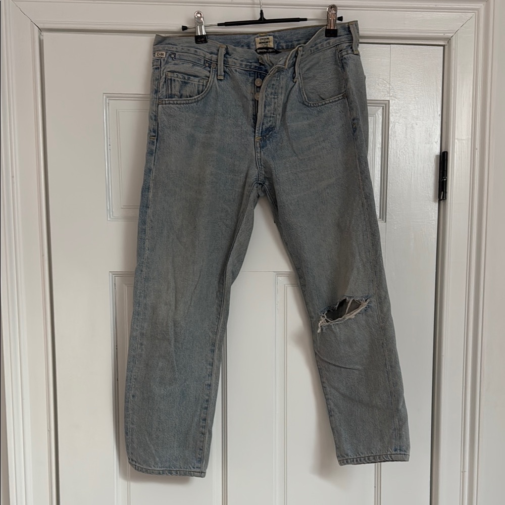 Emerson Crop Slim Boyfriend Premium Vintage Jeans